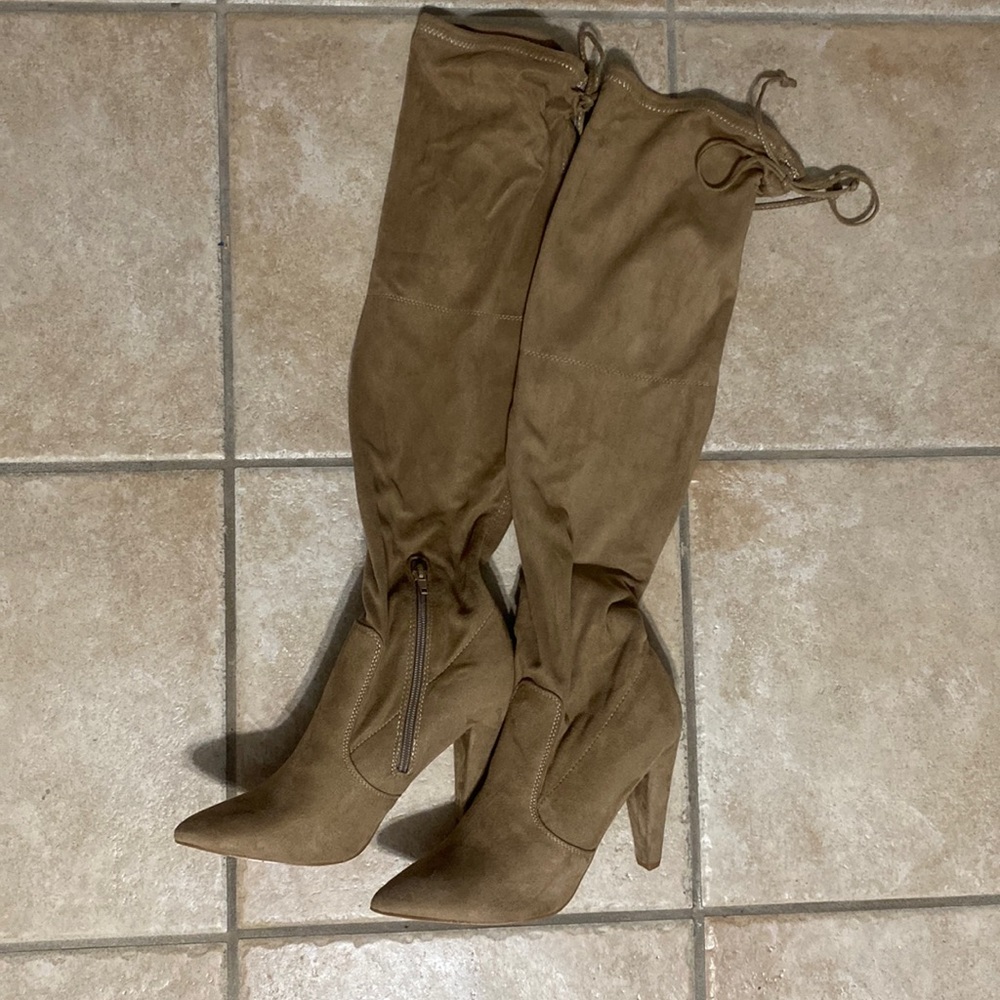 French Connection woman’s thigh high boots